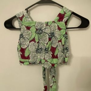 Valija Gitana Macbeth Crop - Floral